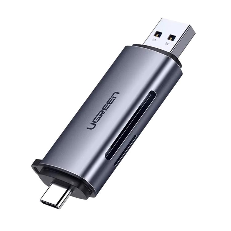 Lettore di schede SD TF a doppio slot UGREEN CM185 USB 3.0 Type-C