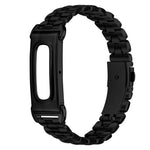 Cassa in metallo con motivo a perle integrate e cinturino in acciaio inossidabile., For Google Fitbit Air