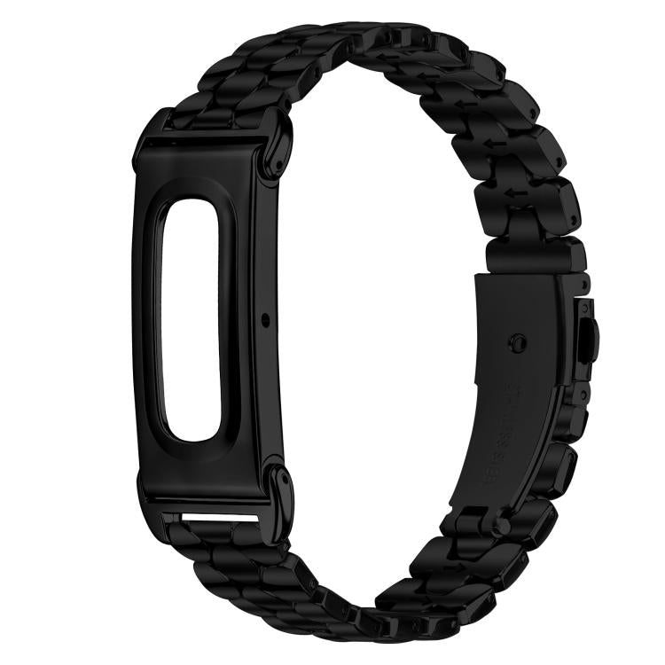 Cassa in metallo con motivo a perle integrate e cinturino in acciaio inossidabile., For Google Fitbit Air