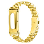 Cassa in metallo con motivo a perle integrate e cinturino in acciaio inossidabile., For Google Fitbit Air