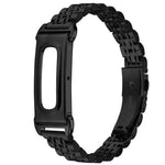 Cassa in metallo, cinturino sottile integrato con sette perline in acciaio inossidabile., For Google Fitbit Air