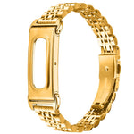 Cassa in metallo, cinturino sottile integrato con sette perline in acciaio inossidabile., For Google Fitbit Air