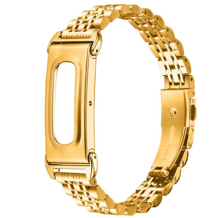 Cassa in metallo, cinturino sottile integrato con sette perline in acciaio inossidabile., For Google Fitbit Air
