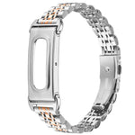Cassa in metallo, cinturino sottile integrato con sette perline in acciaio inossidabile., For Google Fitbit Air