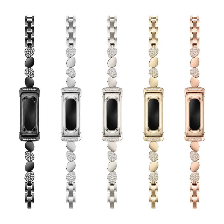 Cassa in metallo, ciottoli integrati, cinturino in lega di zinco, For Google Fitbit Air