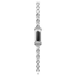 Cassa in metallo, cinturino in lega di zinco con strass intrecciati integrati e cassa in metallo., For Google Fitbit Air