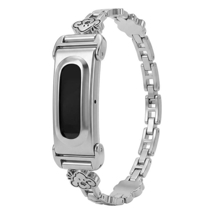 Cassa in metallo con design integrato di cani e gatti, cinturino in lega di zinco., For Google Fitbit Air