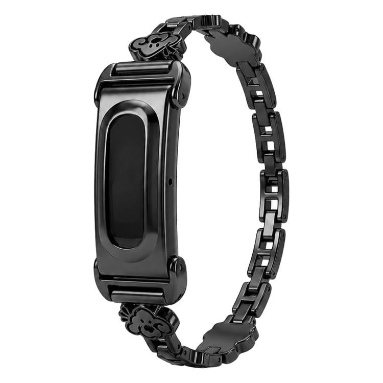 Cassa in metallo con design integrato di cani e gatti, cinturino in lega di zinco., For Google Fitbit Air