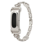 Cassa in metallo con design integrato di cani e gatti, cinturino in lega di zinco., For Google Fitbit Air