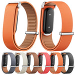Cinturino per orologio in vera pelle con fibbia liscia e chiusura a passante., For Google Fitbit Air