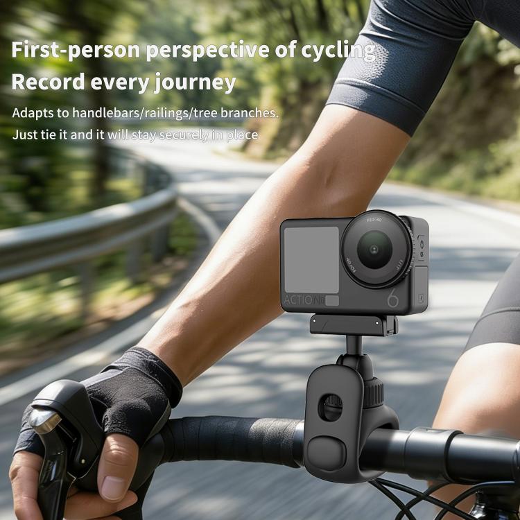 Staffa universale con cinghia elastica per bicicletta, fissaggio fisso, DJI Osmo