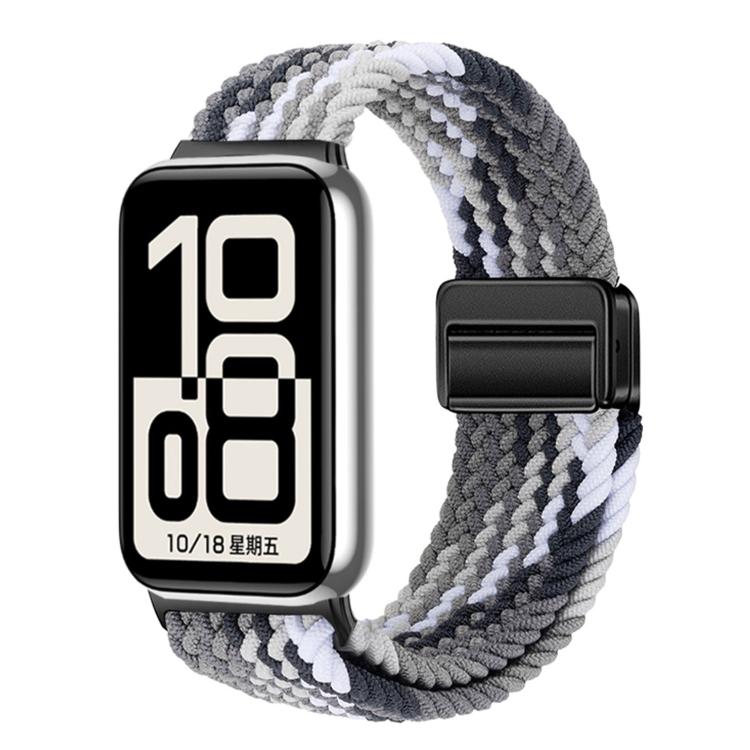 Cinturino per orologio in nylon intrecciato con chiusura magnetica., For Honor Band 11 / Band 11 Pro