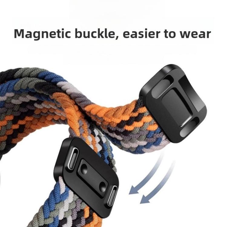 Cinturino per orologio in nylon intrecciato con chiusura magnetica., For Honor Band 11 / Band 11 Pro