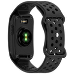 Cinturino per orologio in silicone traspirante e traforato con fibbia a farfalla., For Garmin CIRQA Smart Band