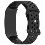 Cinturino per orologio in silicone traspirante e traforato con fibbia a farfalla., For Garmin CIRQA Smart Band