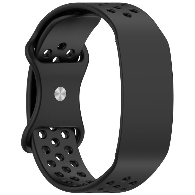 Cinturino per orologio in silicone traspirante e traforato con fibbia a farfalla., For Garmin CIRQA Smart Band