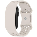 Cinturino per orologio in silicone traspirante e traforato con fibbia a farfalla., For Garmin CIRQA Smart Band
