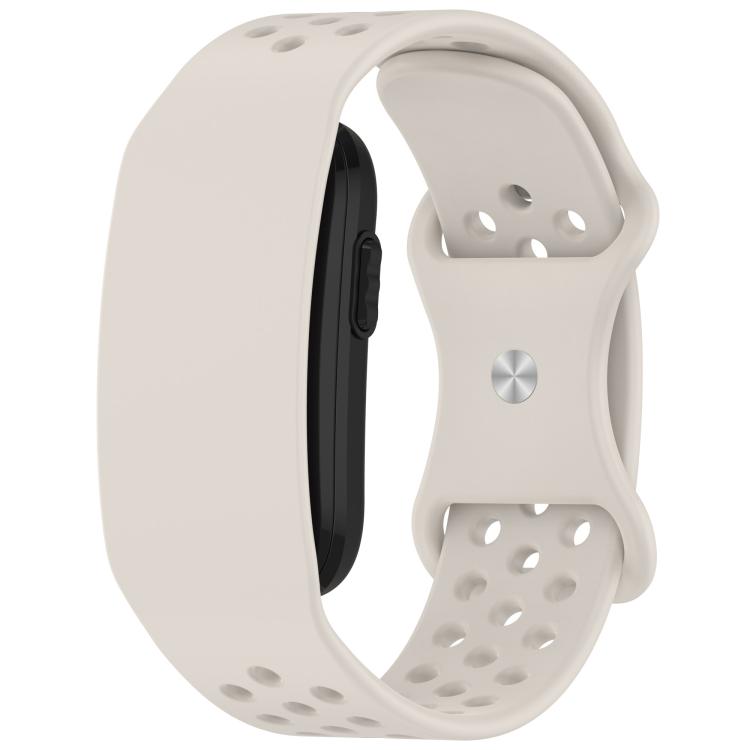 Cinturino per orologio in silicone traspirante e traforato con fibbia a farfalla., For Garmin CIRQA Smart Band