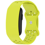 Cinturino per orologio in silicone traspirante e traforato con fibbia a farfalla., For Garmin CIRQA Smart Band