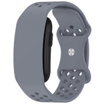 Cinturino per orologio in silicone traspirante e traforato con fibbia a farfalla., For Garmin CIRQA Smart Band