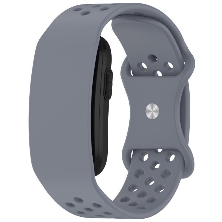 Cinturino per orologio in silicone traspirante e traforato con fibbia a farfalla., For Garmin CIRQA Smart Band