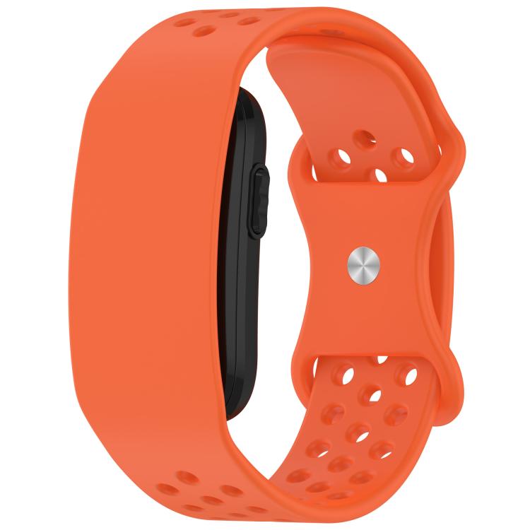 Cinturino per orologio in silicone traspirante e traforato con fibbia a farfalla., For Garmin CIRQA Smart Band