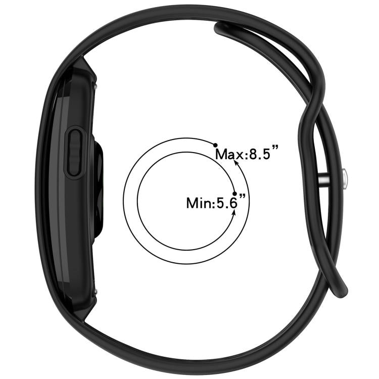 Cinturino per orologio in silicone traspirante e traforato con fibbia a farfalla., For Garmin CIRQA Smart Band