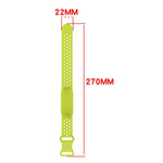 Cinturino per orologio in silicone traspirante e traforato con fibbia a farfalla., For Garmin CIRQA Smart Band