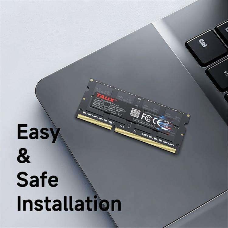 TALIX X1-B PC3-12800 SO-DIMM 204 Pin 1.5V Memory Module 1600MHz DDR3 Laptop RAM, 4GB, 8GB