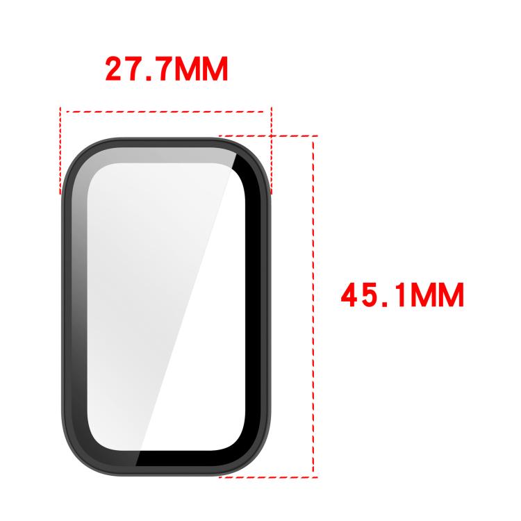 Custodia protettiva per orologio con pellicola temperata integrata in PC., For Xiaomi Smart Band 11 Active