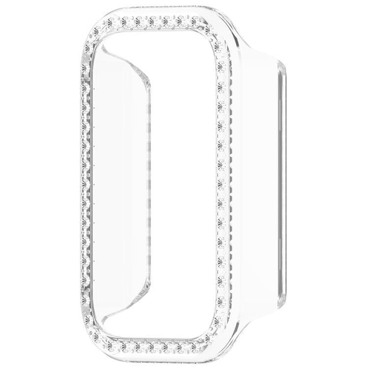 Custodia protettiva per orologio in policarbonato cavo con copertura parziale a diamante, For Xiaomi Smart Band 11 Active