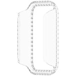 Custodia protettiva per orologio in policarbonato cavo con copertura parziale a diamante, For Xiaomi Smart Band 11 Active