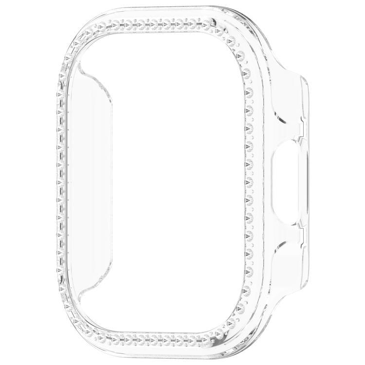 Custodia protettiva per orologio in policarbonato cavo con copertura parziale a diamante, For Redmi Watch 6 Lite