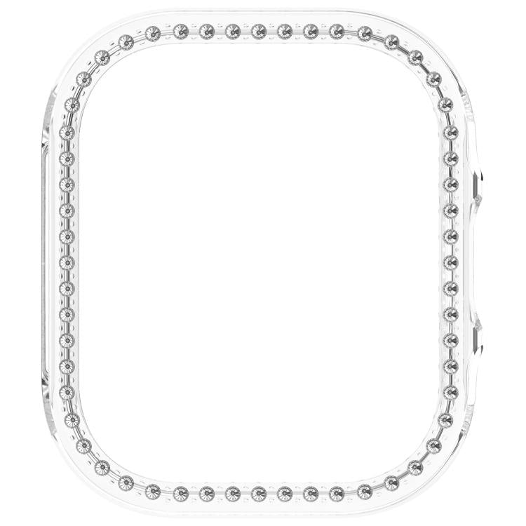 Custodia protettiva per orologio in policarbonato cavo con copertura parziale a diamante, For Redmi Watch 6 Lite