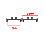 Una coppia di connettori per cinturino in metallo da 18 mm, For Honor Band 11 / Band 11 Pro