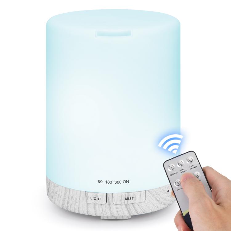 Diffusore di oli essenziali da 300 ml, umidificatore ad ultrasuoni per aromaterapia per camera da letto, con 7 luci LED colorate., UK Plug, EU Plug, US Plug