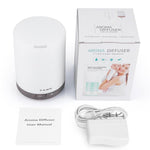 Diffusore di oli essenziali da 300 ml, umidificatore ad ultrasuoni per aromaterapia per camera da letto, con 7 luci LED colorate., UK Plug, EU Plug, US Plug