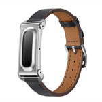 Cassa in metallo integrata, cinturino sottile in vera pelle., For Google Fitbit Air