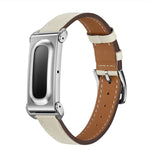 Cassa in metallo integrata, cinturino sottile in vera pelle., For Google Fitbit Air