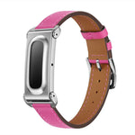 Cassa in metallo integrata, cinturino sottile in vera pelle., For Google Fitbit Air