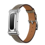 Cassa in metallo integrata, cinturino sottile in vera pelle., For Google Fitbit Air