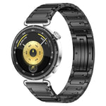 Cinturino per orologio in metallo di titanio con chiusura pieghevole a forma di I e design a perno a sgancio rapido., 18mm
