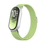 Cinturino per orologio in nylon con chiusura a strappo e coda in metallo., For Xiaomi Smart Band 11 / 10 / 9 / 8