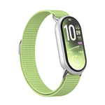 Cinturino per orologio in nylon con chiusura a strappo e coda in metallo., For Xiaomi Smart Band 11 / 10 / 9 / 8