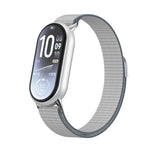 Cinturino per orologio in nylon con chiusura a strappo e coda in metallo., For Xiaomi Smart Band 11 / 10 / 9 / 8