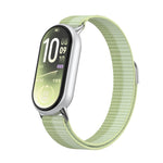 Cinturino per orologio in nylon con chiusura a strappo e coda in metallo., For Xiaomi Smart Band 11 / 10 / 9 / 8