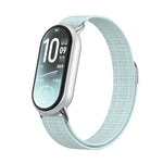 Cinturino per orologio in nylon con chiusura a strappo e coda in metallo., For Xiaomi Smart Band 11 / 10 / 9 / 8