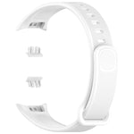 Vertical Stripe Reverse Buckle Solid Color Silicone Watch Band, For Xiaomi Smart Band 11 Active