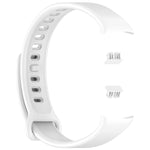 Vertical Stripe Reverse Buckle Solid Color Silicone Watch Band, For Xiaomi Smart Band 11 Active