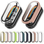 Tempered Film Integrated PC Watch Protective Case, For Xiaomi Smart Band 11 / 11 NFC